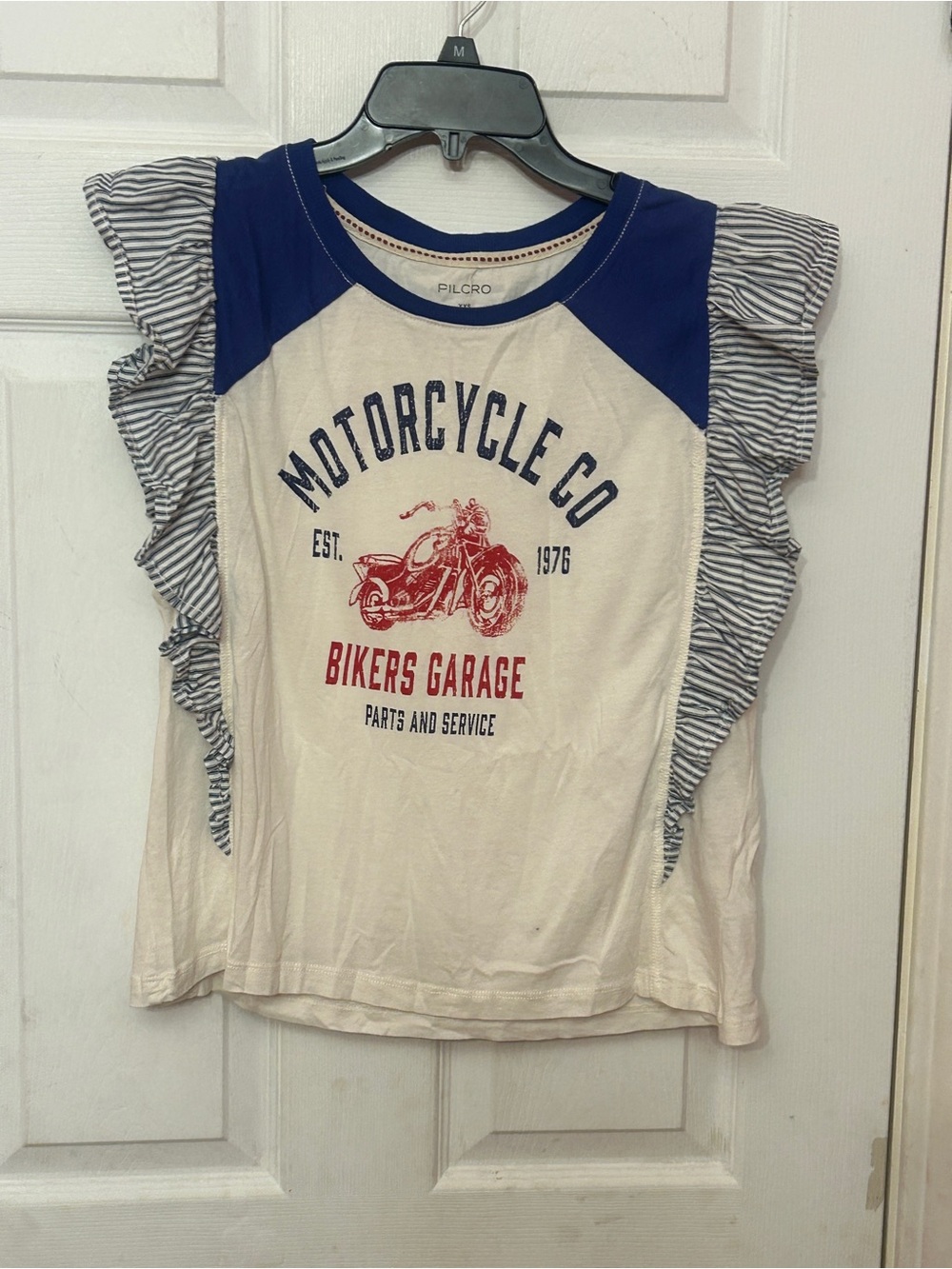 Pilcro Reworked Ringer Tee XXS Oversized - Picture 6 of 6